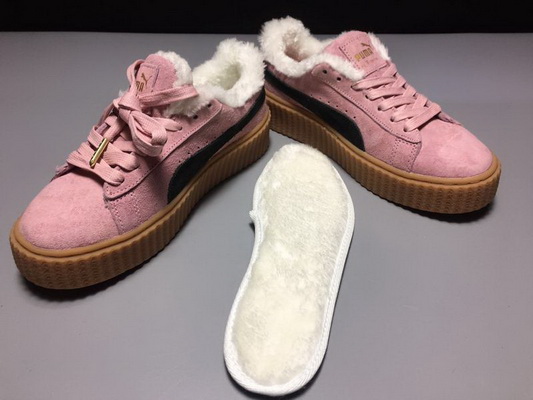 Puma x Rihanna Creepers Women Skate Sneaker Lined With Fur--038